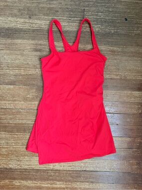 Women’s Lightweight Athletic Skort Dress in Brilliant Red